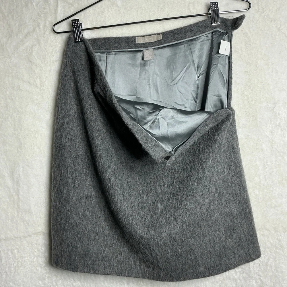 Y2k 90;s vintage J. Crew gray 100 acetato Wool Blend size 6